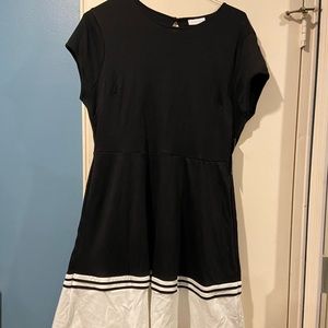 Black and white dress